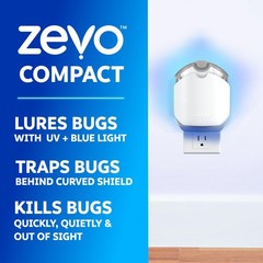 Zevo Compact Flying Insect Trap Official Refill Cartridges – Fits White