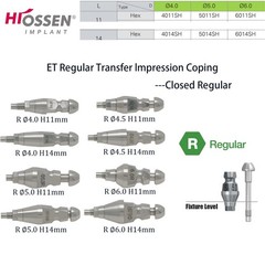 Dental Healing Locator Abutment Transfer Tray Lab Analog For Hiossen Osstem M/R