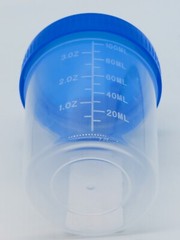 5 Sterile Specimen Cups Urine Collection 120mL – 4oz (W/ Seal LID Name Room Dr)