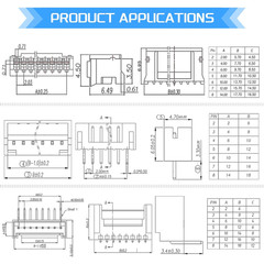 29Values 600PCS JST PH 2.0 MM Connector Kit 2.0MM 2 3 4 5 6 7 8 Pin Female Male