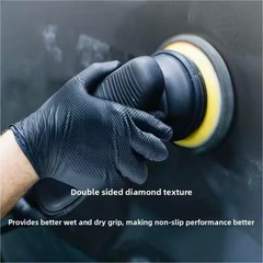 8 Mil 100/200/300/400Pcs Nitrile Disposable Gloves Powder Latex Free L & XL Size