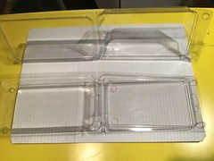 Clamshell Large Hangable Blister Pack (50 pcs) Clear 6L x 1-1/4 D 3-1/4W
