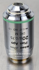 NIKON PLAN APO 40X / 0.95 DIC M WD O.14 MICROSCOPE OBJECTIVE