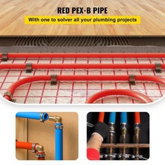 7/8 inch 500ft Red PEX-B Tubing Non-Barrier Flexible ASTM F876 Certified