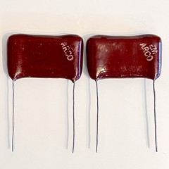 2 NOS EM ARCO 20000pF 1000V .02uF 1% Silver Dipped Mica Capacitor DM19 Audio RF
