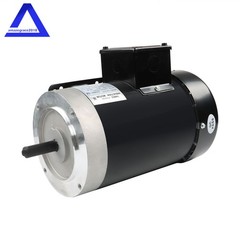 2 HP 3 Phase General Electric Motor 56C Frame 1800 RPM TEFC 230 / 460 Volt