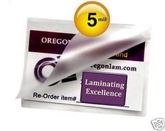 Prayer Cards size Hot Laminating Pouches 5 Mil 2-3/4 x 4-1/2 [25/pk] 2.75 x 4.5