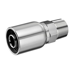 33FT 3/4″ Hydraulic Hose + 12 Straight Fittings 3/4″ JIC Female & 3/4 NPTF Male