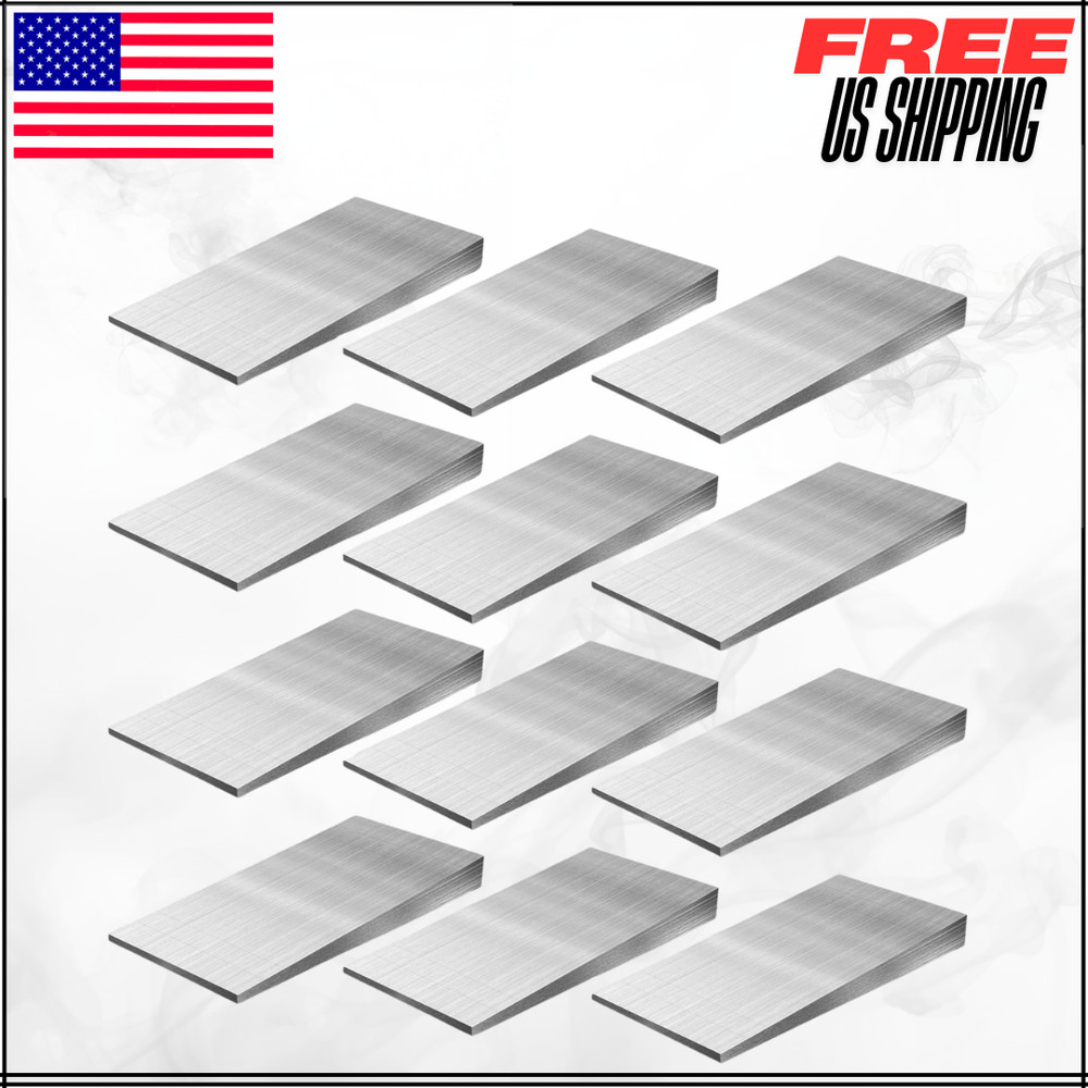 Steel Flange Wedge 4″ X 2″ Triangle Metal Wedges Shims Lathes Welding 12PC