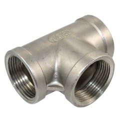 1/8″- 1″ 1/2″ NPT Tee T 3 way Female Thread Pipe Fitting Stainless Steel SS 304