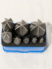 Interstate Countersink Set: 8 Pc, 1/4 to 1″ Head Dia, 6 Flute, 90º 02062016
