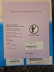 ​Agilent GCMS MassHunter License Kits M5890-64001 M5890-64002 WS Acquisition DA