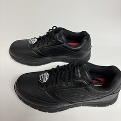 Skechers Work Relaxed Fit Nampa Slip Resistant Memory Foam Shoes Men’s 11 Black