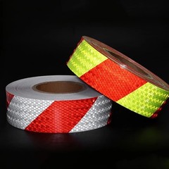 Reflective Safety Warning Tape Self Adhesive Car Warning Strip Roll