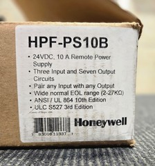 Honeywell Notifier HPF-PS10B 24VDC 10A Remote Power Supply Fire Alarm PSE-10