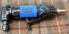 MATCO Tools MT5883 .85HP Right Angle Die Grinder Blue ~ Nice!