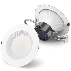 6 Inch LED Commercial Downlight,27W Recessed Ceiling Light Power &CCT Adjustable