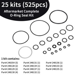 25 Kit 246355 Aftermarket Complete O-Ring Rebuild Kit For Graco Fusion AP Orings