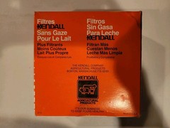Kendall New Farm Milk Filter 6 1/2″ Strainer Discs In Damaged Box (100x) (NIDSB)