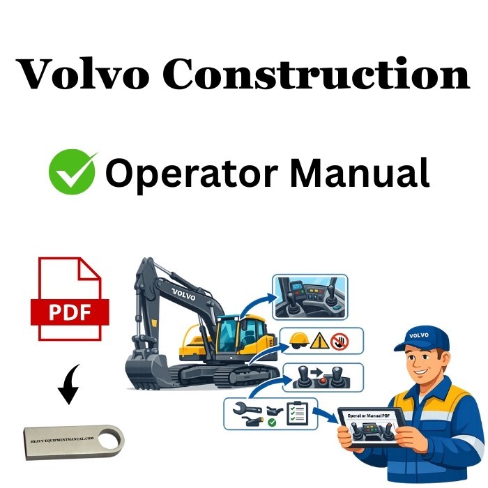 Volvo P7820D Tracked Paver Operator Manual PID:12793958 On USB