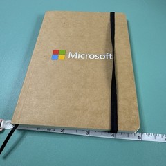 Microsoft Logo Journal Rules Notebook 5×7 Built In Bookmark