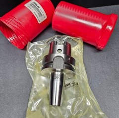 Parlec HSK63A ¼” Shrink Fit Tool Holder 25,000 RPM .83″ Nose 3.15″ P. HSK 63