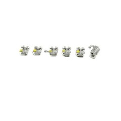 Dental MIM Orthodontic Brackets Braces 1st Molar Tubes MBT Roth 022 3 4 5 6-6