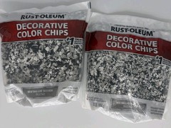 Rust-Oleum Decorative Color Chips Metallic Silver Blend 1 LB Item # 336054
