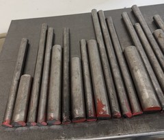 4140 Steel Round Bar Stock 22 Pcs – CNC Lathe Machinable – 17.65 lbs