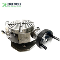 4″100mm Tilting Rotary Table With M6 Clamp Kit for Milling Machine USA EDGETOOLS