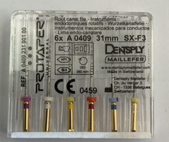 Dentsply Rotary ProTaper Universal Engine NiTi File 31mm S1,S2,F1-F5 6File/pk