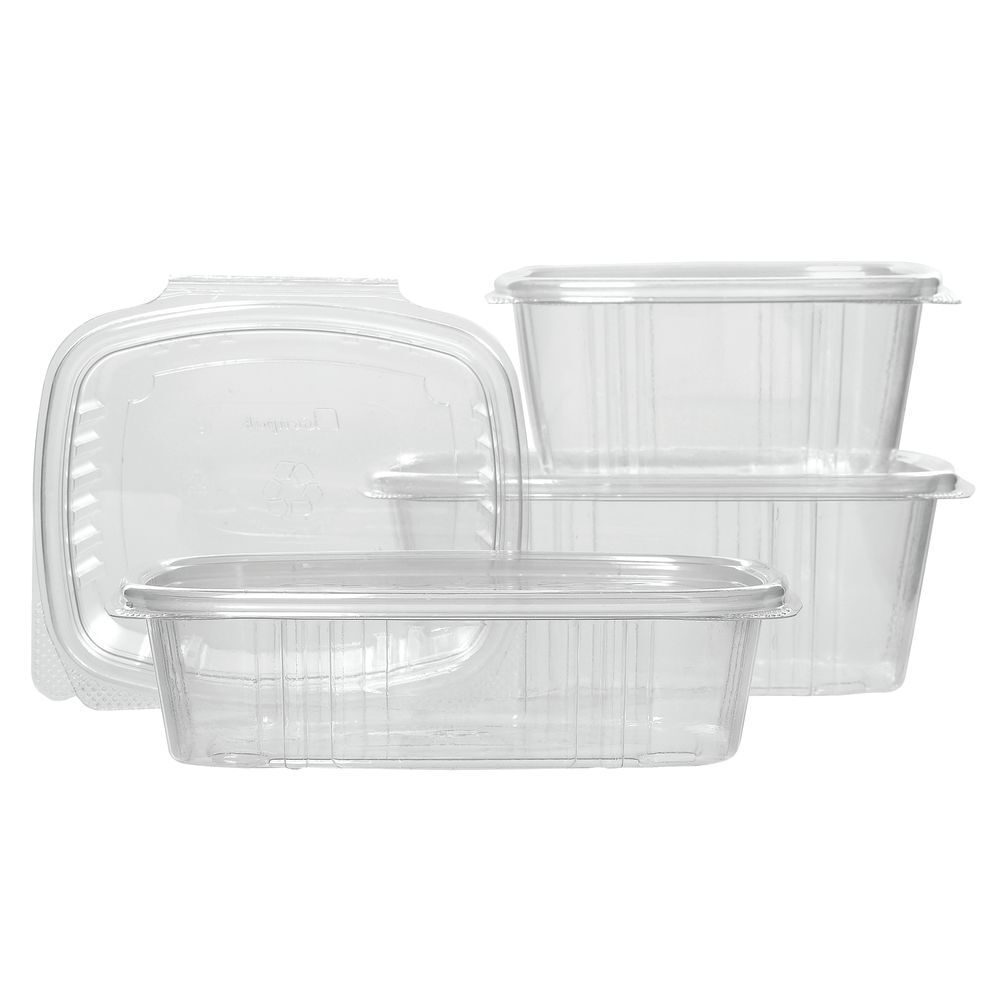 Take Out Food Container Hinged 32 oz Deli – 7 1/4″L x 6 3/8″W x 3″H 200 Per Case