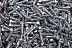 (200) Hex Head 5/16 x 1-1/4 Lag Bolts Zinc Plated Wood Screws A307