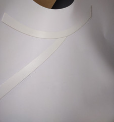 Lot of 60 roll case, WHITE VENEER IRON ON BANDING 25′ X 3/4″ 1,500 total ft.