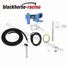 20GPM Fuel Transfer Pump Diesel Gas Gasoline Kerosene w/ Particulate Filter 12V