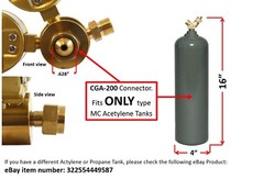 SÜA – Oxygen and Acetylene Regulators Welding Gas Gauges – Rear Entry – LDB