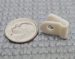 x20 SMALL 1/16 x 3/8 ESSENTRA N-1-19 WIRE CABLE CLAMP ROUND LOOP NATURAL FLAT #4
