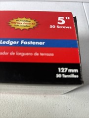 FastenMaster FMLL005-50 LedgerLOK Ledger Board Fastener, 5 Inches, 50-Count
