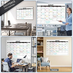 Large Dry Erase Calendar for Wall – Undated 1 Month Big 40″ x 30″