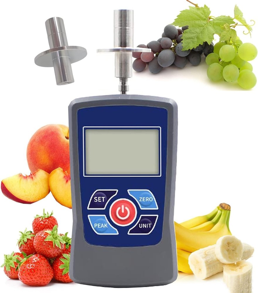 Fruit Firmness Tester Digital Fruit Durometer with 0.2-15kg/cm2 0.4-30kg/cm2