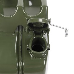 New Durable Fuel Can 10L 0.8mm Steel Gasoline Gas Fuel Tank Military Emergency