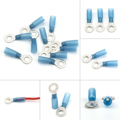 Waterproof Copper Wire Crimp Connectors Assortment Heat Shrink Ring Terminals