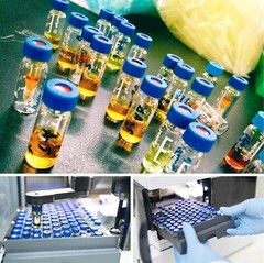 5000PCS HPLC GC 2mL Autosampler Clear Vials Screw Caps PTFE Silicone Liner 9-425