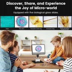 AD210 10.1 Inch LCD Digital Microscope for Adults, Soldering Microscope for Elec