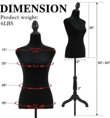 FDW Adjustable Female Dress Mannequin