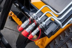 Pre-Sale Upgraded Mini Skid Steer Twin cylinder Tracked Loader 23HP Free Ship