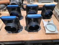 6 ea 4″ Dust Collection Blast Gates