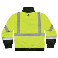 Unisex-Adult 3-in-1 Hi-Vis Winter Bomber Jacket, Lime, Large US