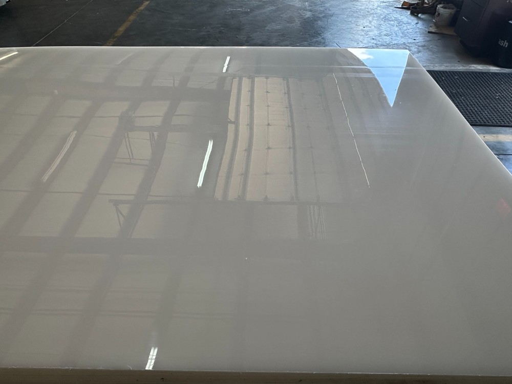 UHMW Polyethylene Plastic Sheet – 12″ x 24″ x 1/4″ Thick – Natural White