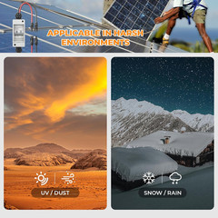 50A Solar Panel Disconnect Switch 400V DC/AC PV Disconnect Switch Outdoor Miniat